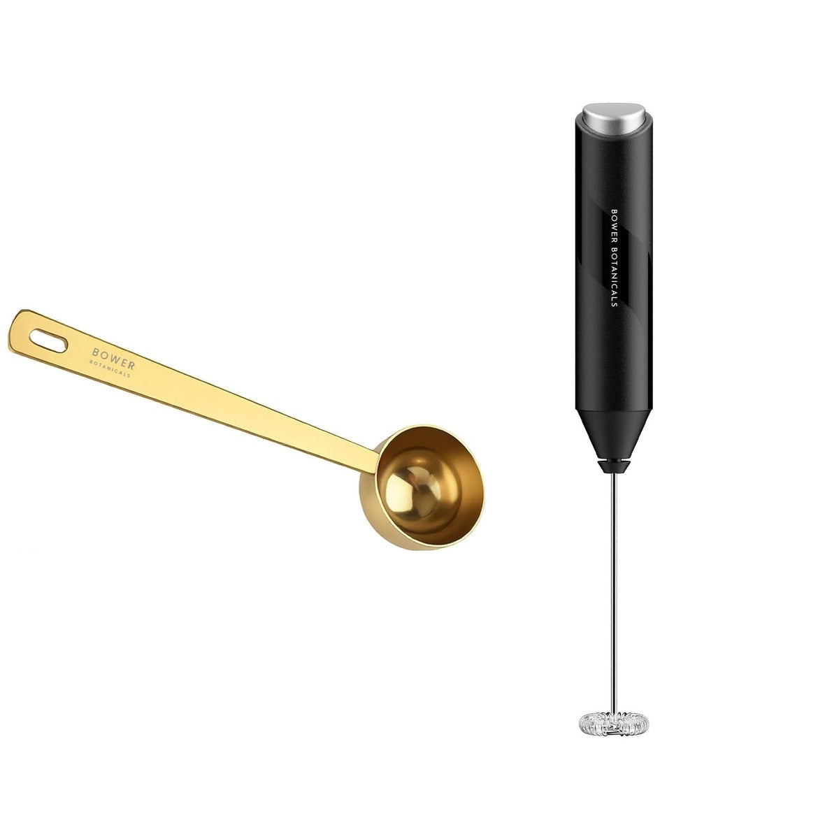 Bower Gold Scoop and Frother bundle
